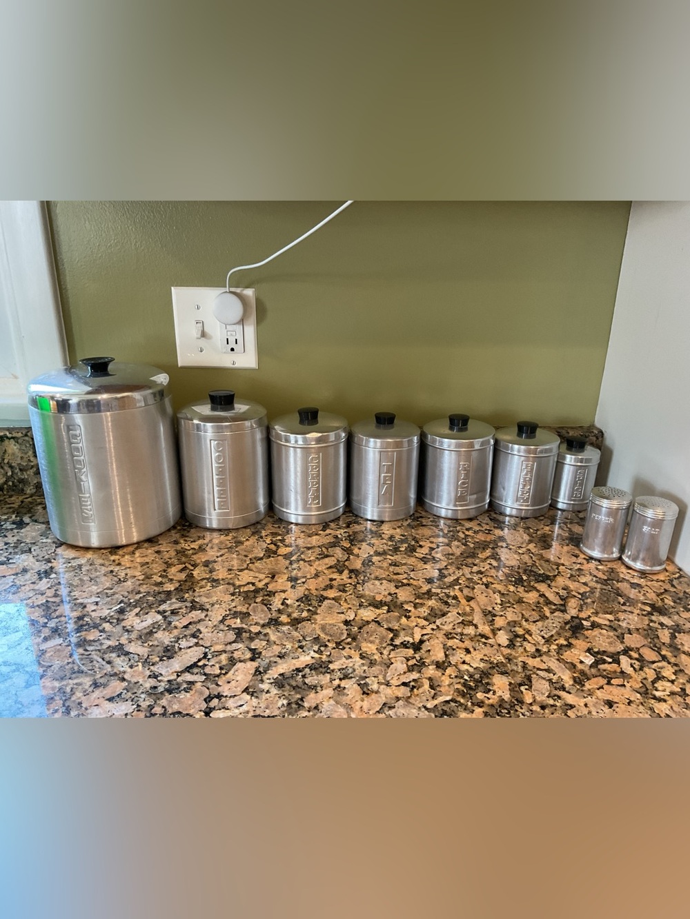 Century Aluminumware Canister Set - 9 Piece